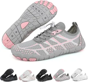Barefoot Shoes Womens Mens Minimalist Breathable Non-Slip Wide Toe Quick Dry Water Hiking Walking Shoes Athletic Footwear