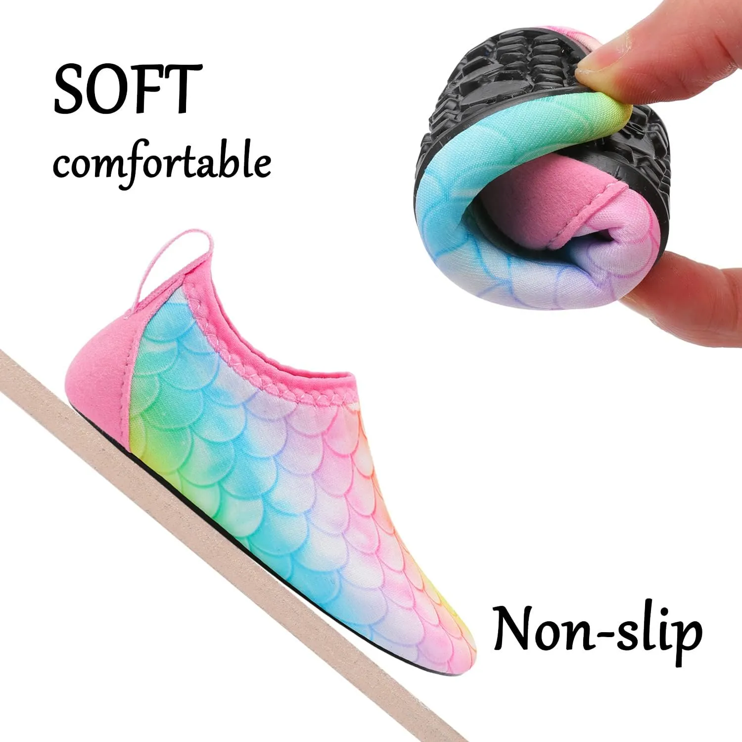 BARERUN Baby Girls Boys Water Shoes Swim Barefoot Water Sport Aqua Socks for Beach Pool Swim Sand