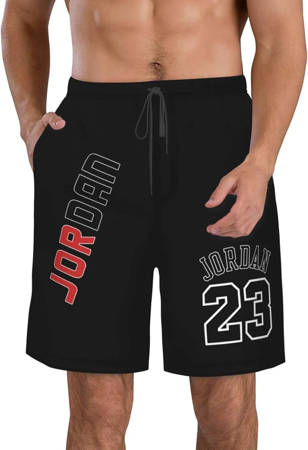 Basketball Fans 23 Jordan Beach Shorts Man's Beach Shorts Quick Dry Summer Outdoor Workout Shorts