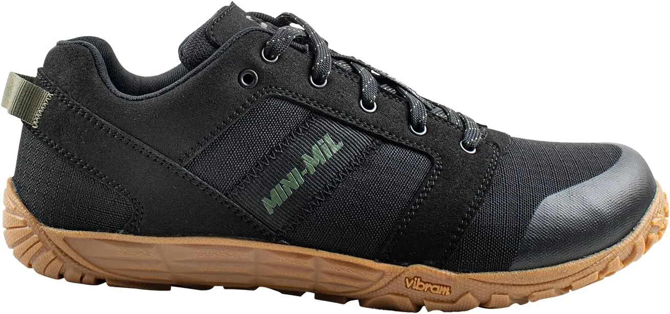 Belleville Mini-Mil Barefoot Shoes for Men - Breathable Zero Drop Shoes with Shock-Dispersing Midsoles and Flexible, Slip-Resistant Outsoles
