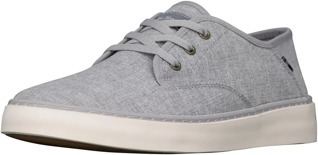 Ben Sherman Mens Camden Lace Up Sneakers Shoes Casual - Grey - Size 10 M