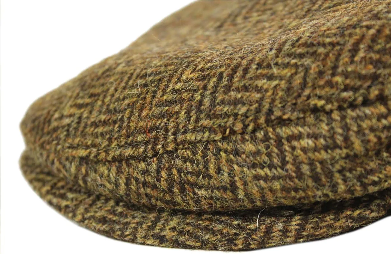 Biddy Murphy Irish Newsboy Flat Cap for Men, Tuck-Away Ear Flaps Slim Fit 100% Wool, Imported