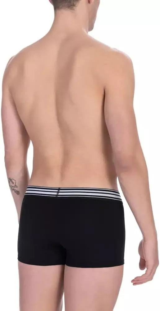 Black Cotton Men's Underwear