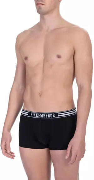 Black Cotton Men's Underwear