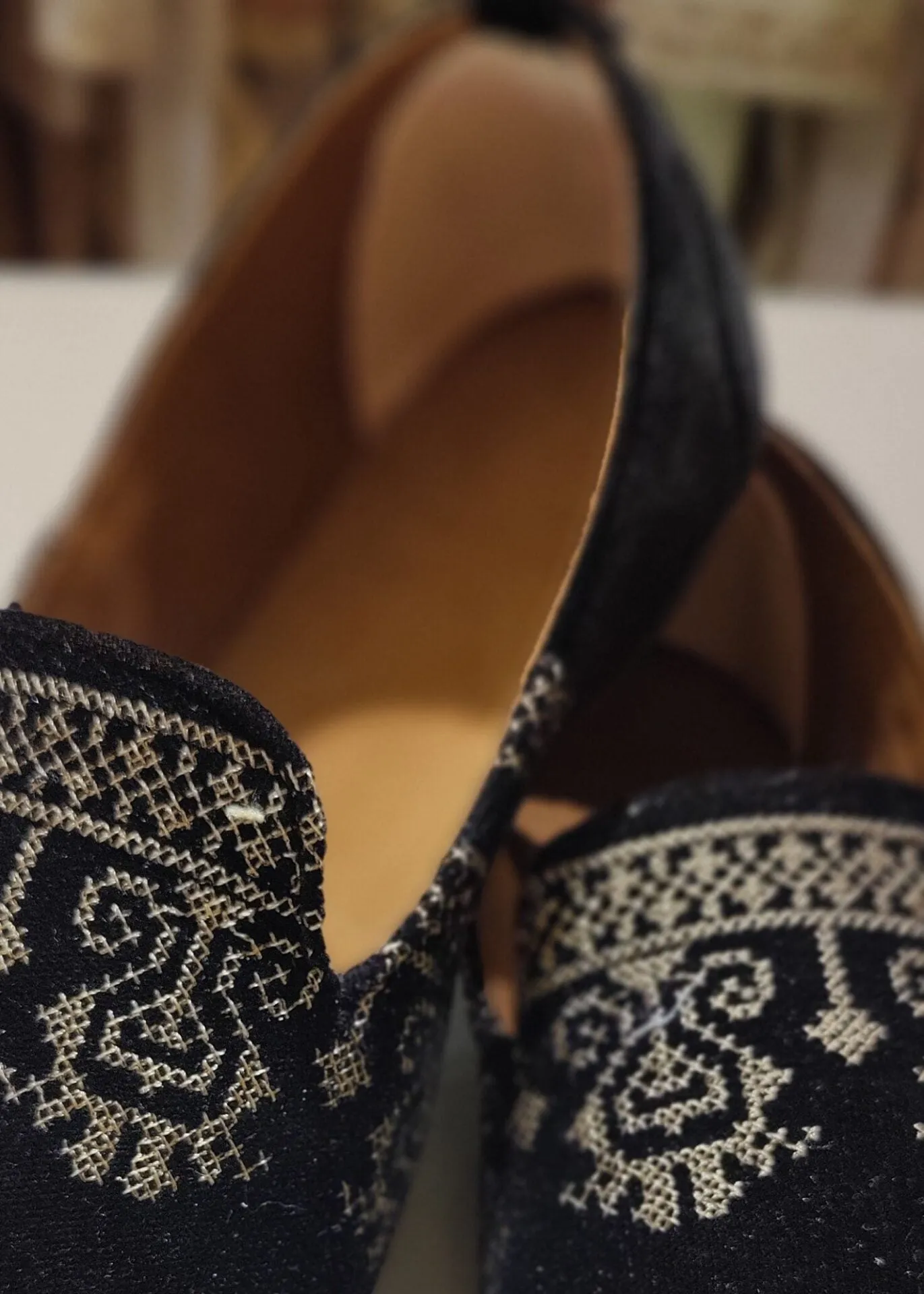 Black Golden Designer Loafer Shoes