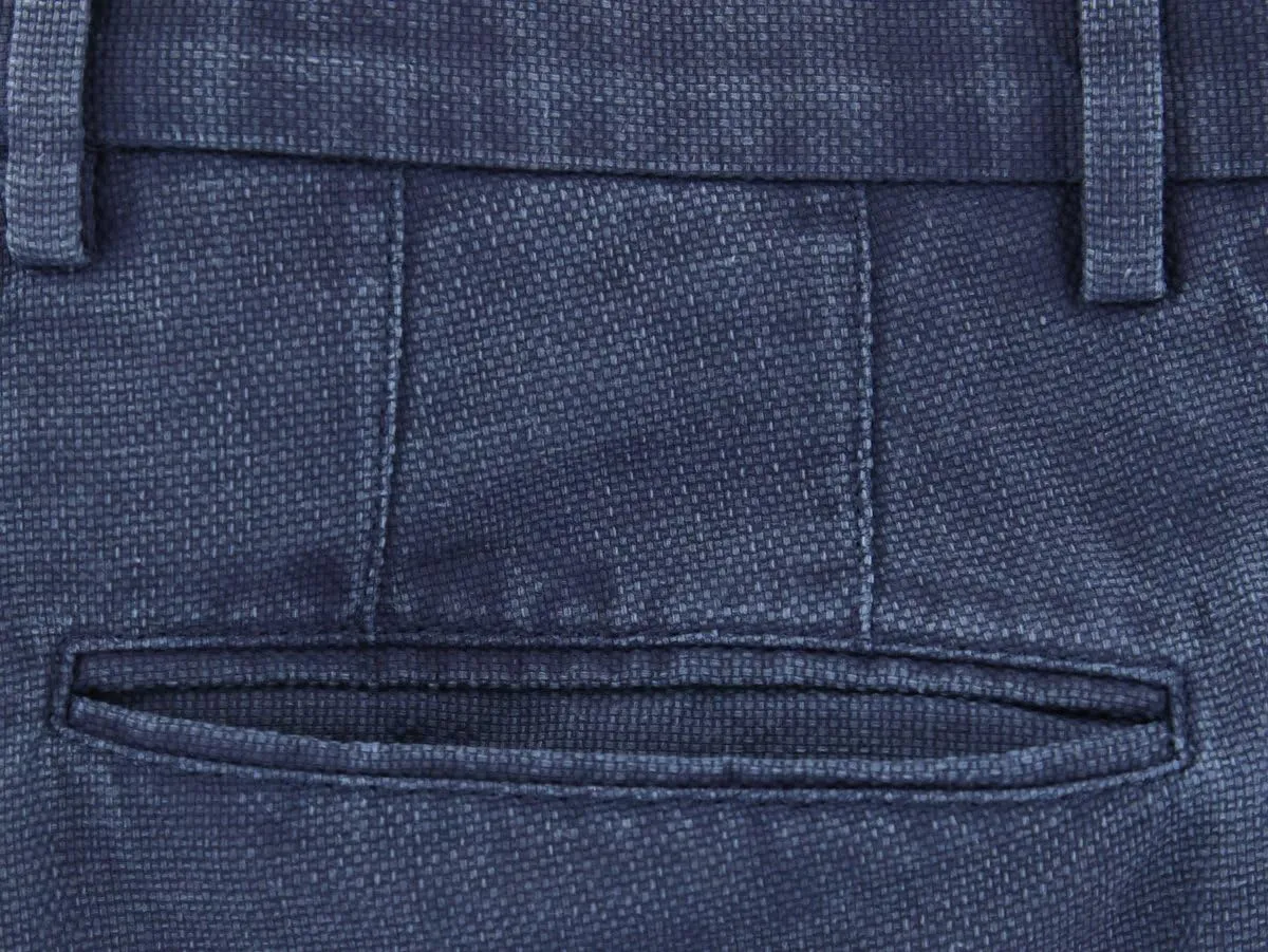 Blue Vintage Wash Pants - Slim