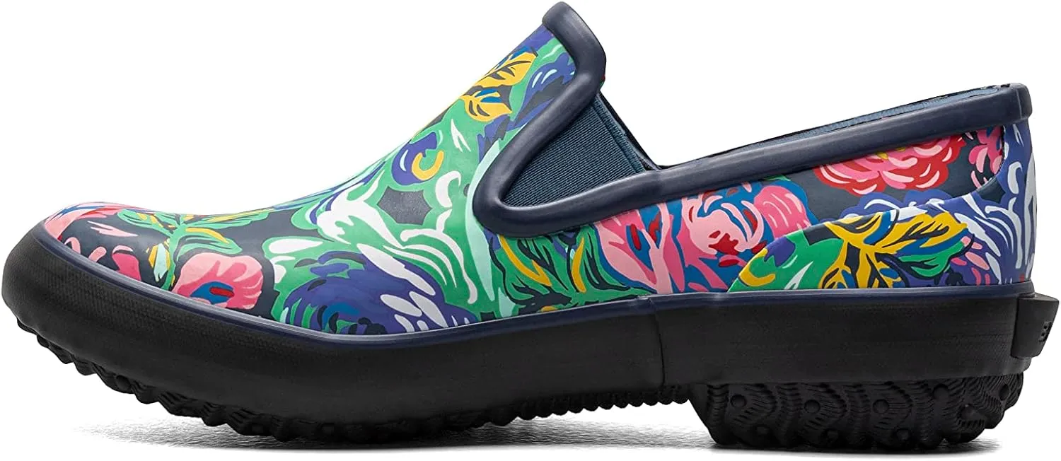BOGS Women's Patch Slip-on-Rose Garden Clog