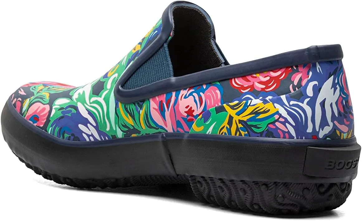 BOGS Women's Patch Slip-on-Rose Garden Clog