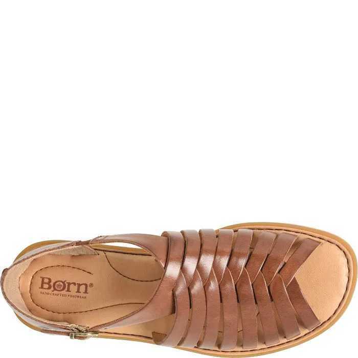 Born Brown Cognac Ida Women's Huarache Sandals BR0056306
