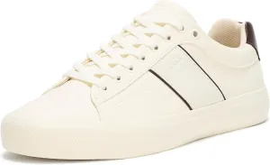 BOSS Men's Aiden Logo Block Leather Low Top Sneaker