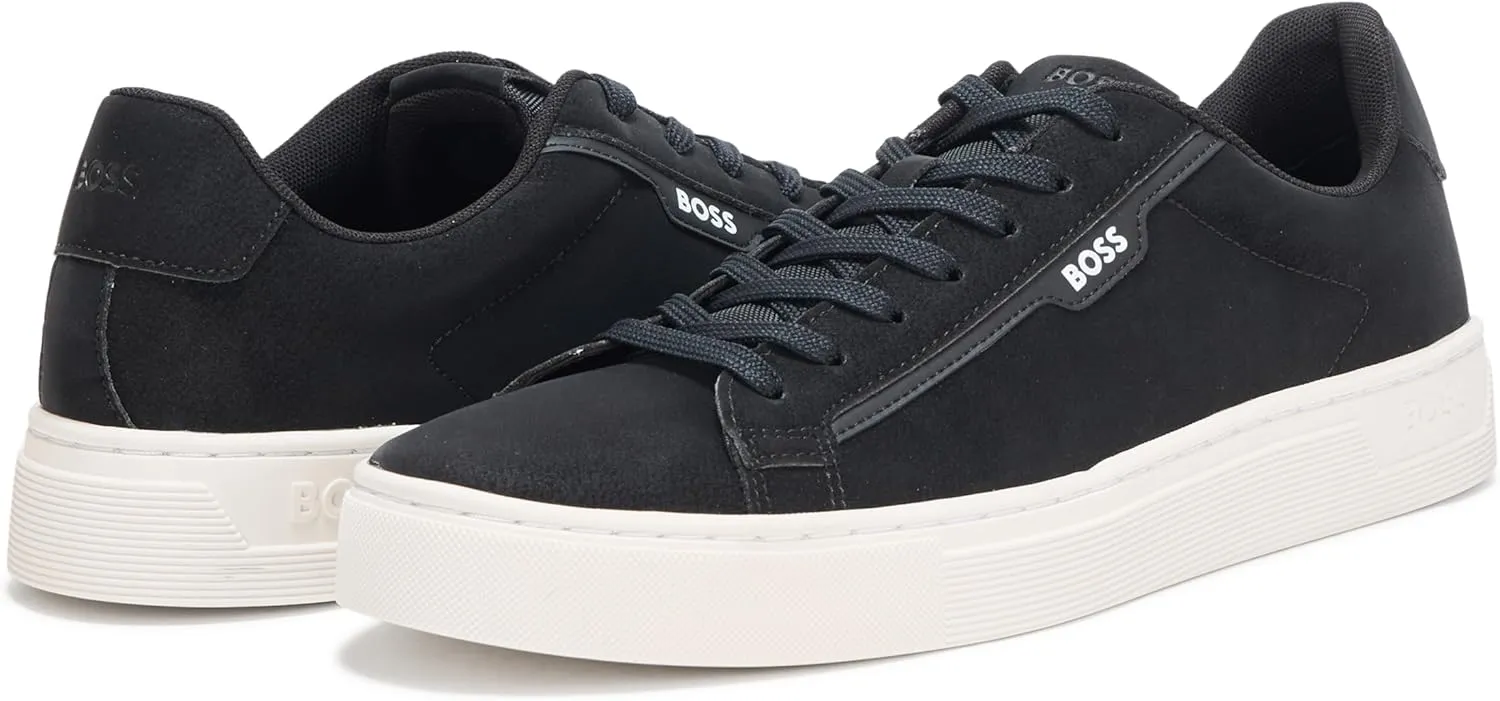 BOSS Men's Rhys Cupsole Small Logo Sneaker