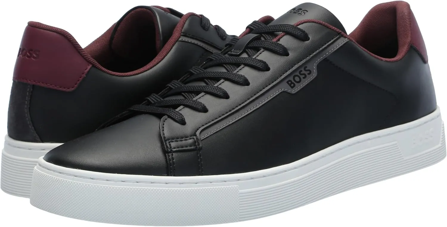 BOSS Men's Rhys Cupsole Small Logo Sneaker