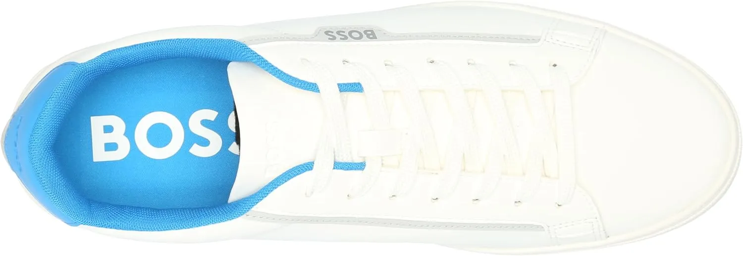 BOSS Men's Rhys Cupsole Small Logo Sneaker