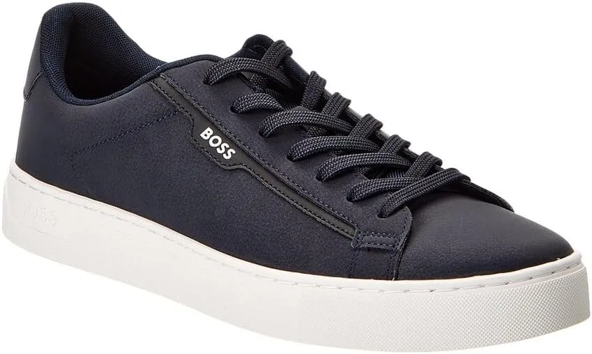 BOSS Men's Rhys Cupsole Small Logo Sneaker