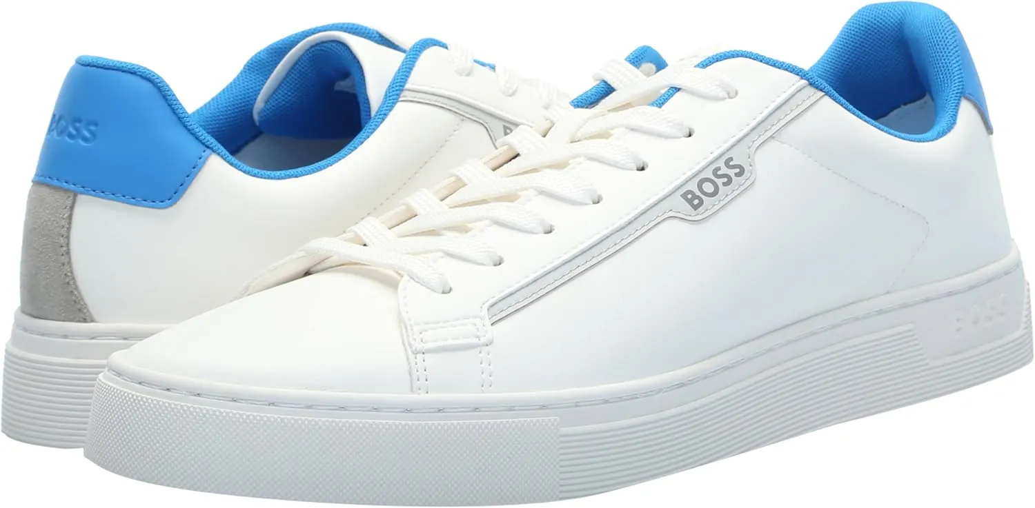 BOSS Men's Rhys Cupsole Small Logo Sneaker