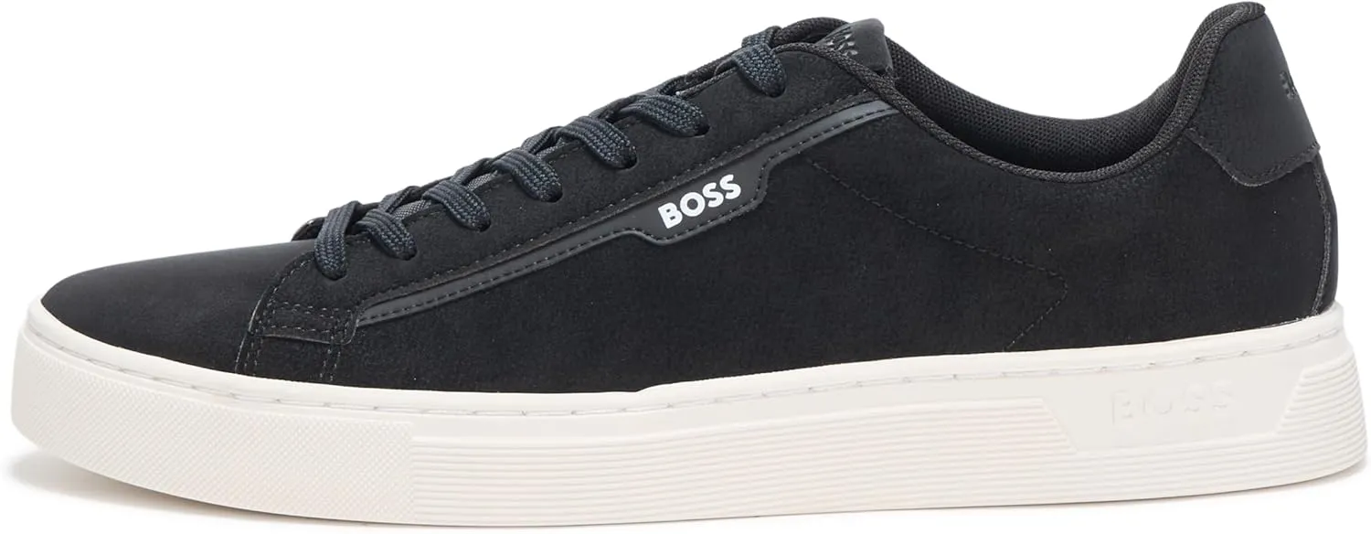BOSS Men's Rhys Cupsole Small Logo Sneaker