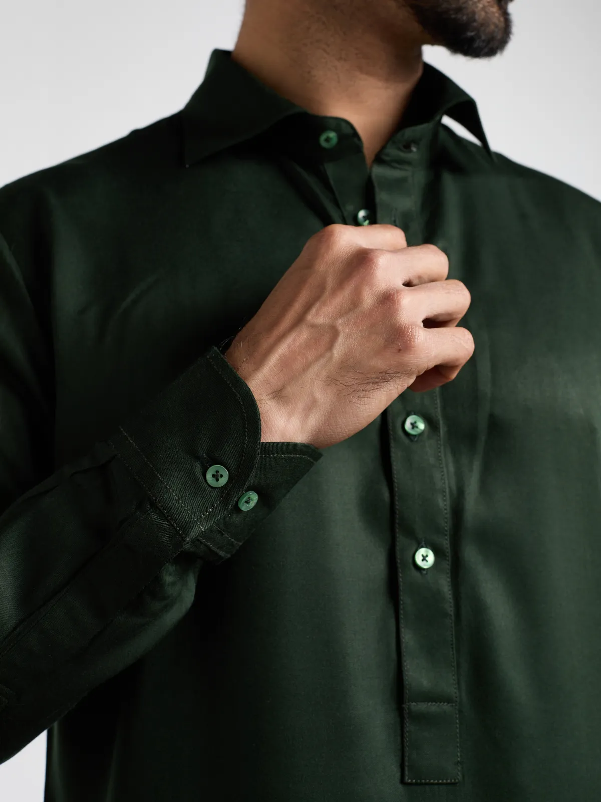 Bottle Green Urban Kabli Suit