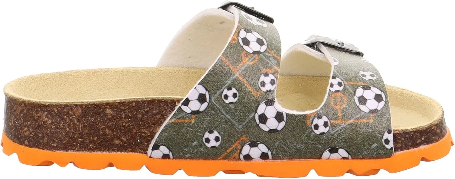 Boy's Double Closure Slippers, 8.5 UK Child