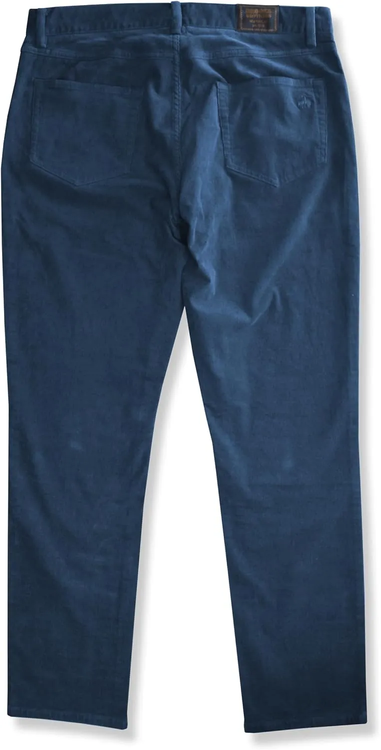 Brooks Brothers Mens Slim Fit Five Pocket Mini Corduroy Pants,