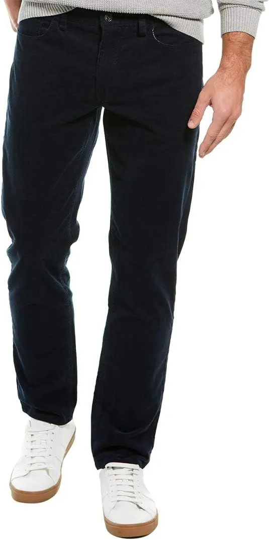 Brooks Brothers Mens Slim Fit Five Pocket Mini Corduroy Pants,