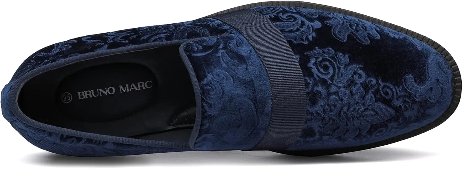 Bruno Marc Men's Dress Tuxedo Shoe Slip-on Classic Patent Leather Loafers