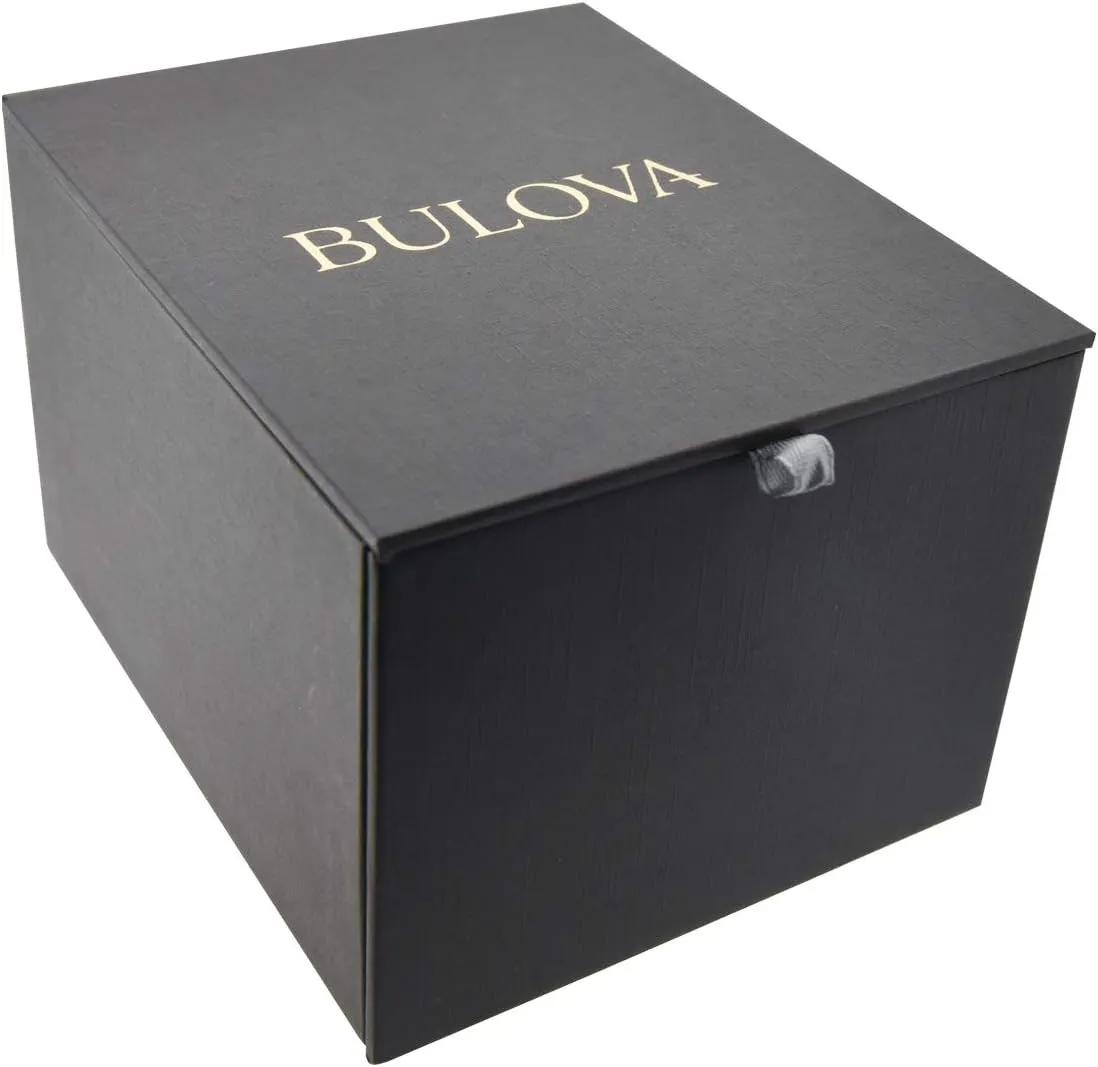 Bulova Men's Classic Regatta Slim Automatic Leather Strap Watch