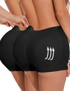 Butt Lifter Panties Shaperwear for Women Seamless Hip Enahncer Body Shaper Boyshort Padded Underwear