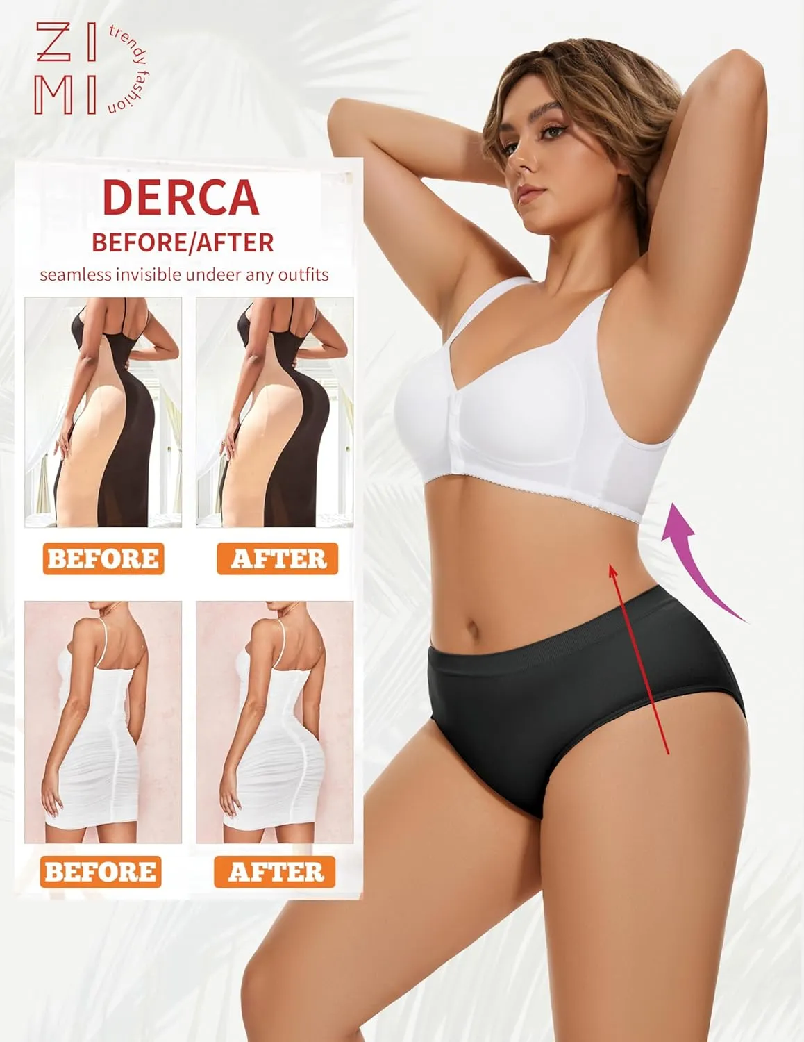 Butt Lifter Panties Underwear for Women with Removable Pads Seamless Booty Pads Hip Enhancer Panty