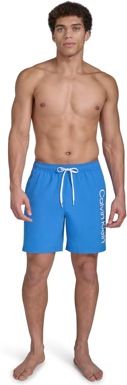 Calvin Klein Men's Volley Quick Dry Lightweight Swim Trunk