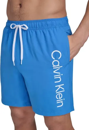Calvin Klein Men's Volley Quick Dry Lightweight Swim Trunk