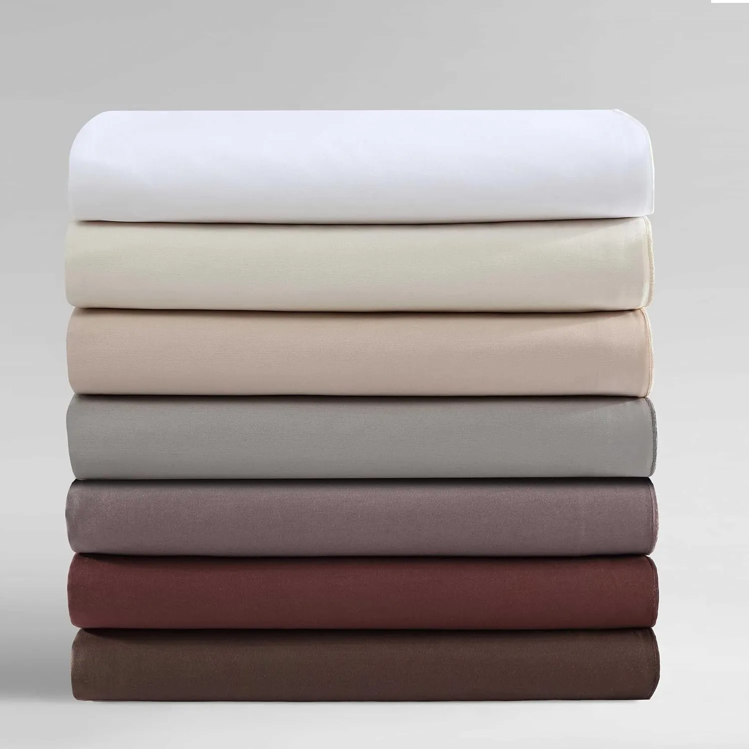 Calvin Klein - Queen Bed Sheets, Cotton Sateen Bedding Set with Soft Sheen, Deep Pocket Sheet Set (Pearl Edge Naked Pink, Queen)