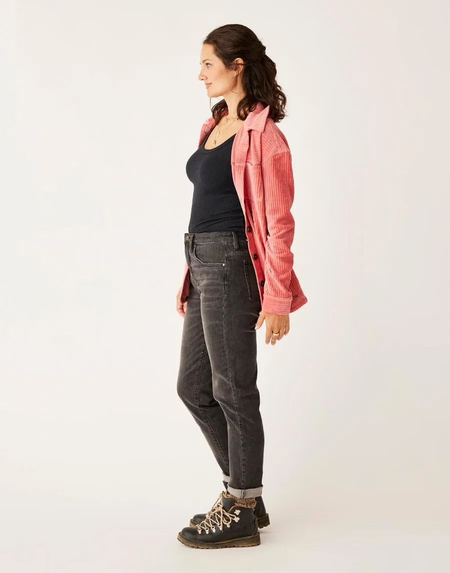 Carve Designs Women's Hudson Stretch Cord Shacket