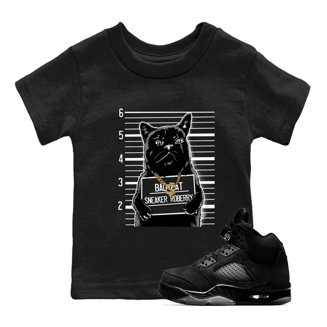 Cat 5 Air Sneaker Black Comprehensive selection Cat SNRT Jordan - Dependable Kids Bad Tees