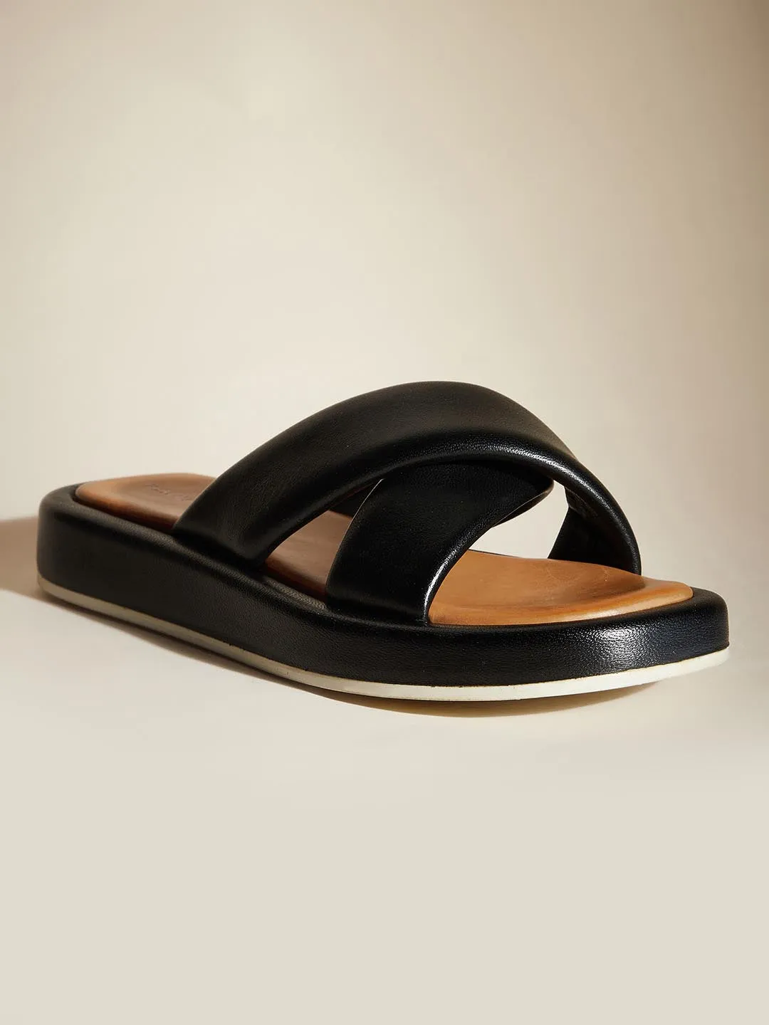 Catherine Leather Slides