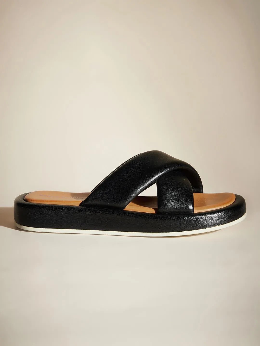 Catherine Leather Slides