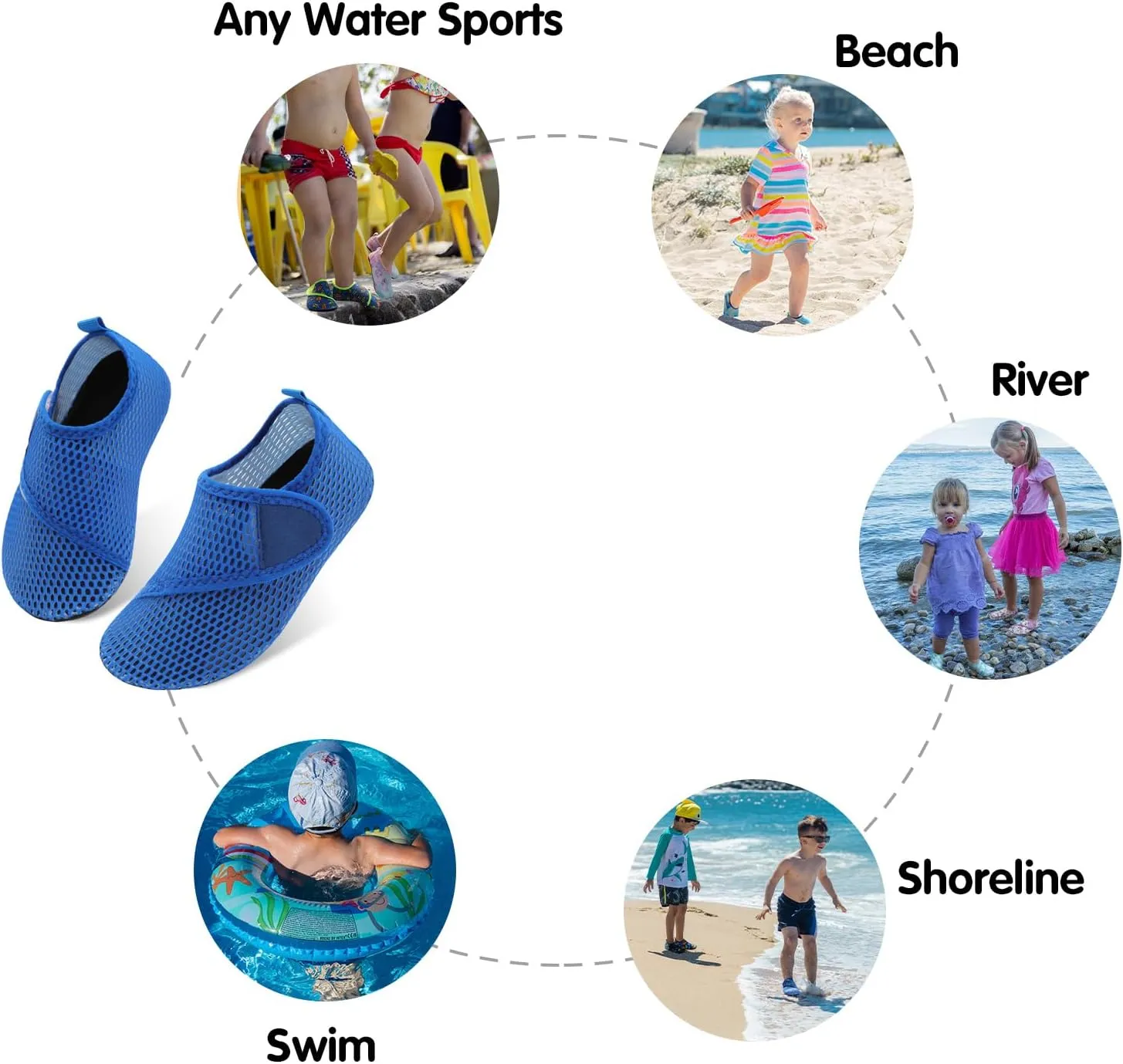 Centipede Demon Kids Water Shoes Girls Boys Outdoor Quick Dry Barefoot Aqua Socks for Sport Beach Swim Pool Surf