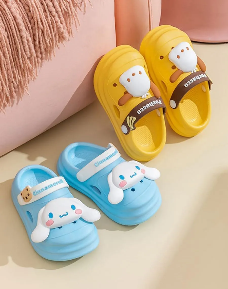 Cinnamoroll & Bear Clogs Slip on Water Shoes Casual Summer for Toddlers Kids Children