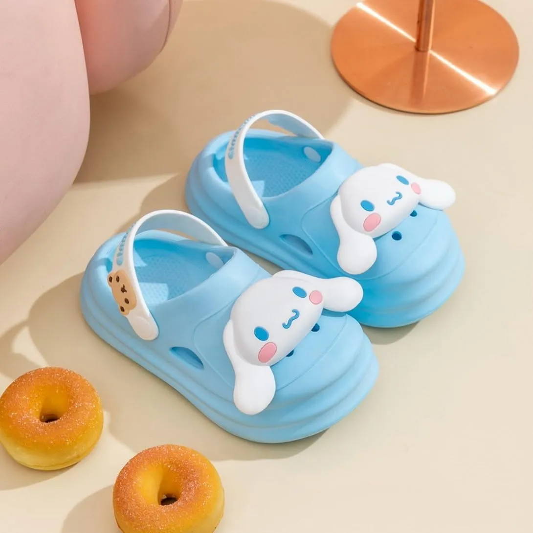 Cinnamoroll & Bear Clogs Slip on Water Shoes Casual Summer for Toddlers Kids Children