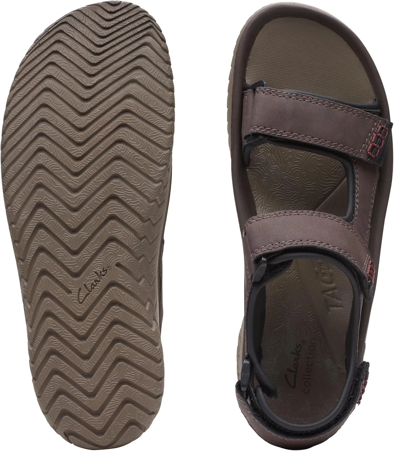 Clarks Men's Wesley Bay Flat Sandal