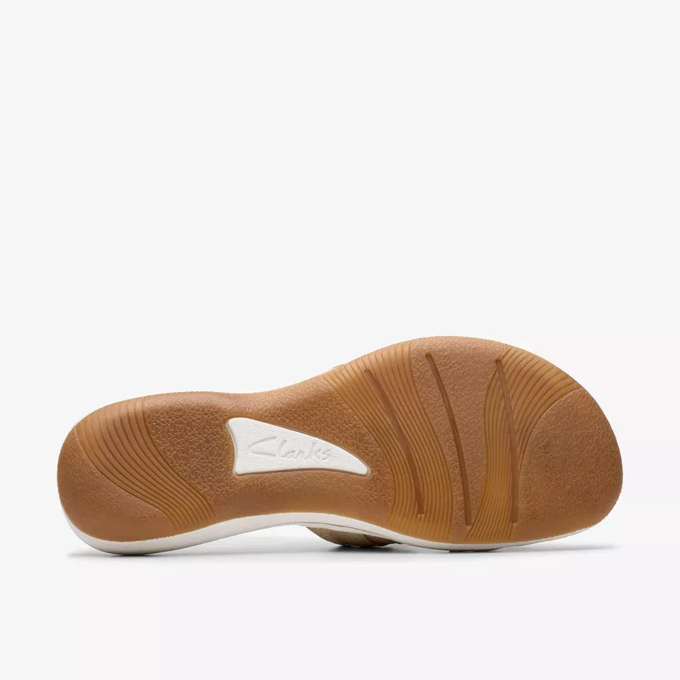 Clarks Women's Breeze Piper Sand Interest | Black Patent