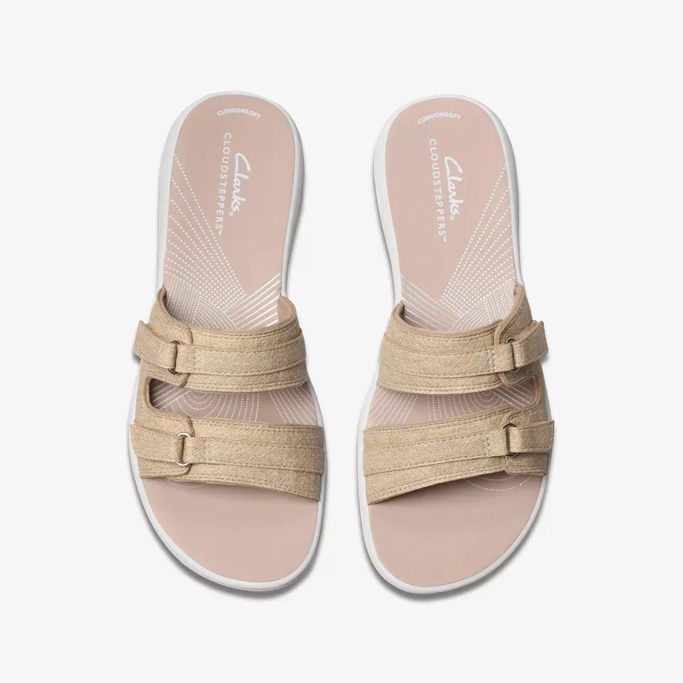 Clarks Women's Breeze Piper Sand Interest | Black Patent
