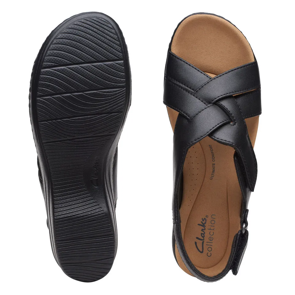 Clarks Women's Merliah Echo Black Leather