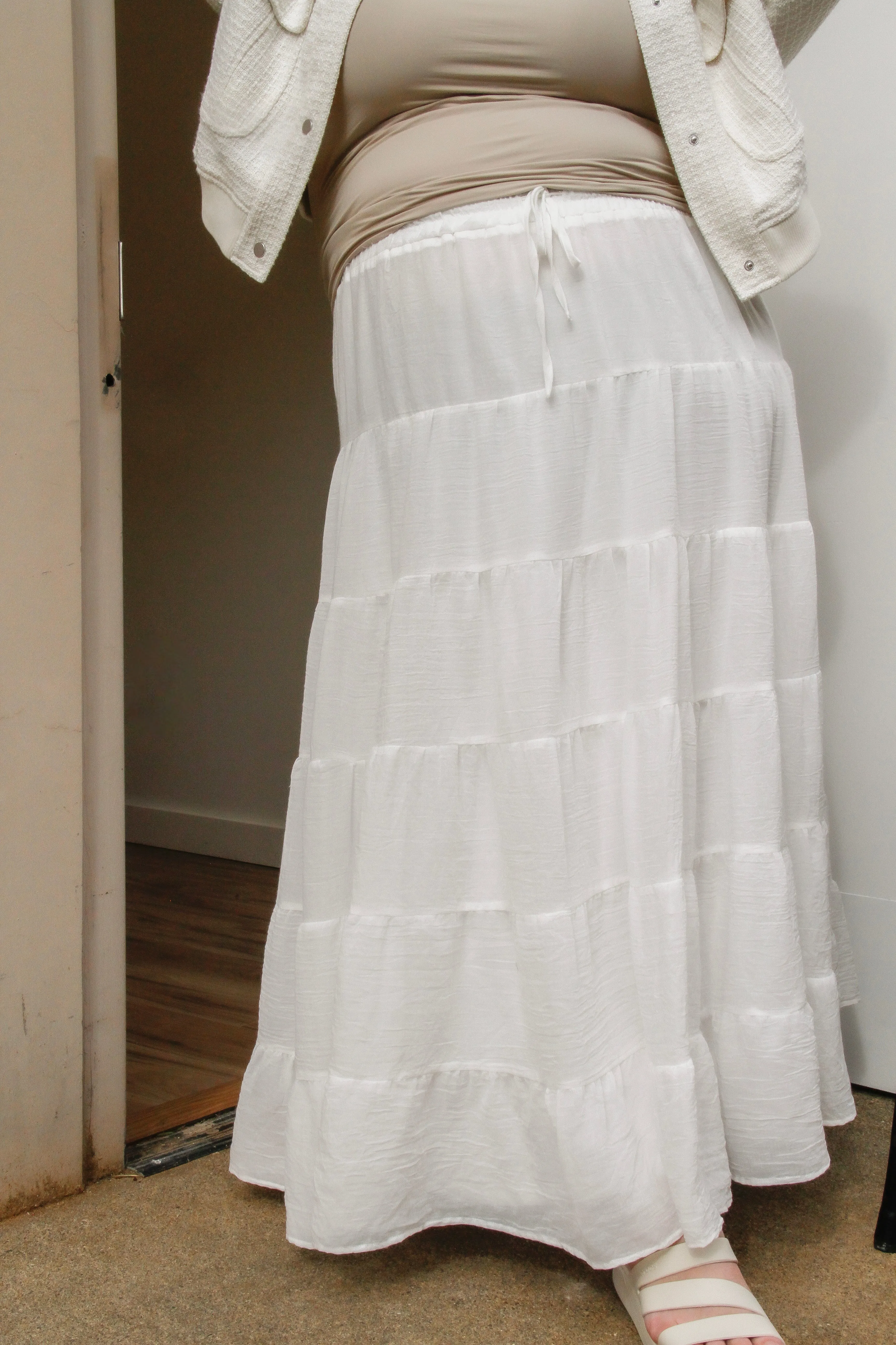 Coastal Tiered Maxi Skirt