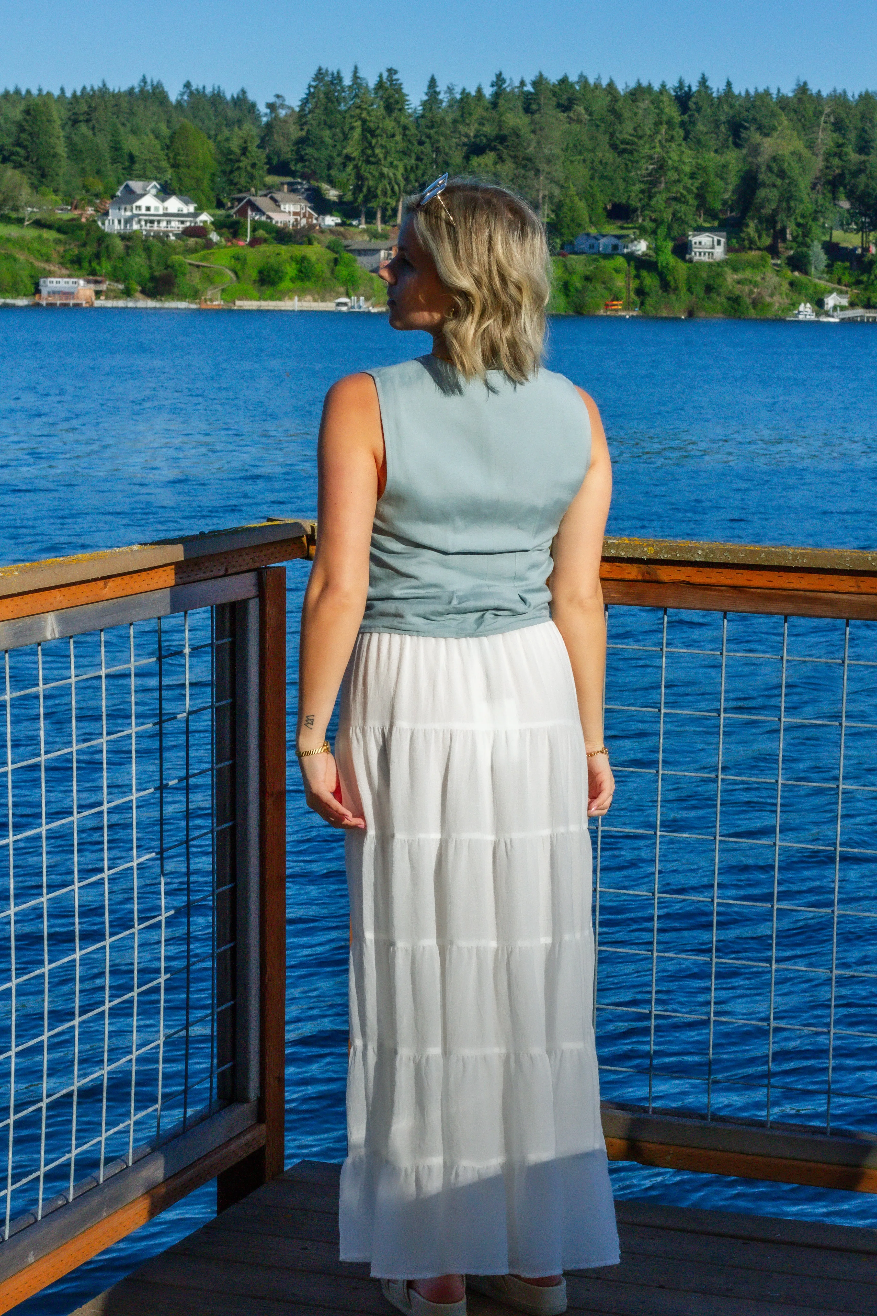 Coastal Tiered Maxi Skirt