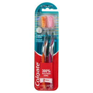 Colgate Slim Soft Advanced Ultra Soft Toothbrush Value 2-Pack