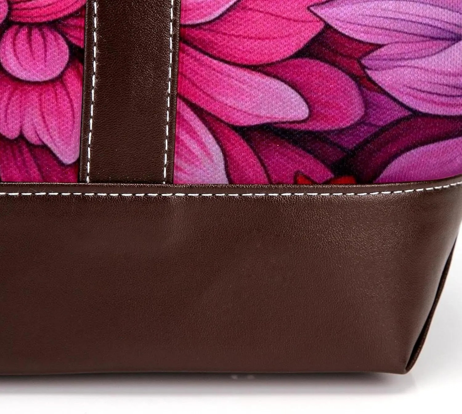 Colorful Petal Flowers-1002 Shoulder Purses for Women Large Soft Washed Leather Purses and Durable Handbags