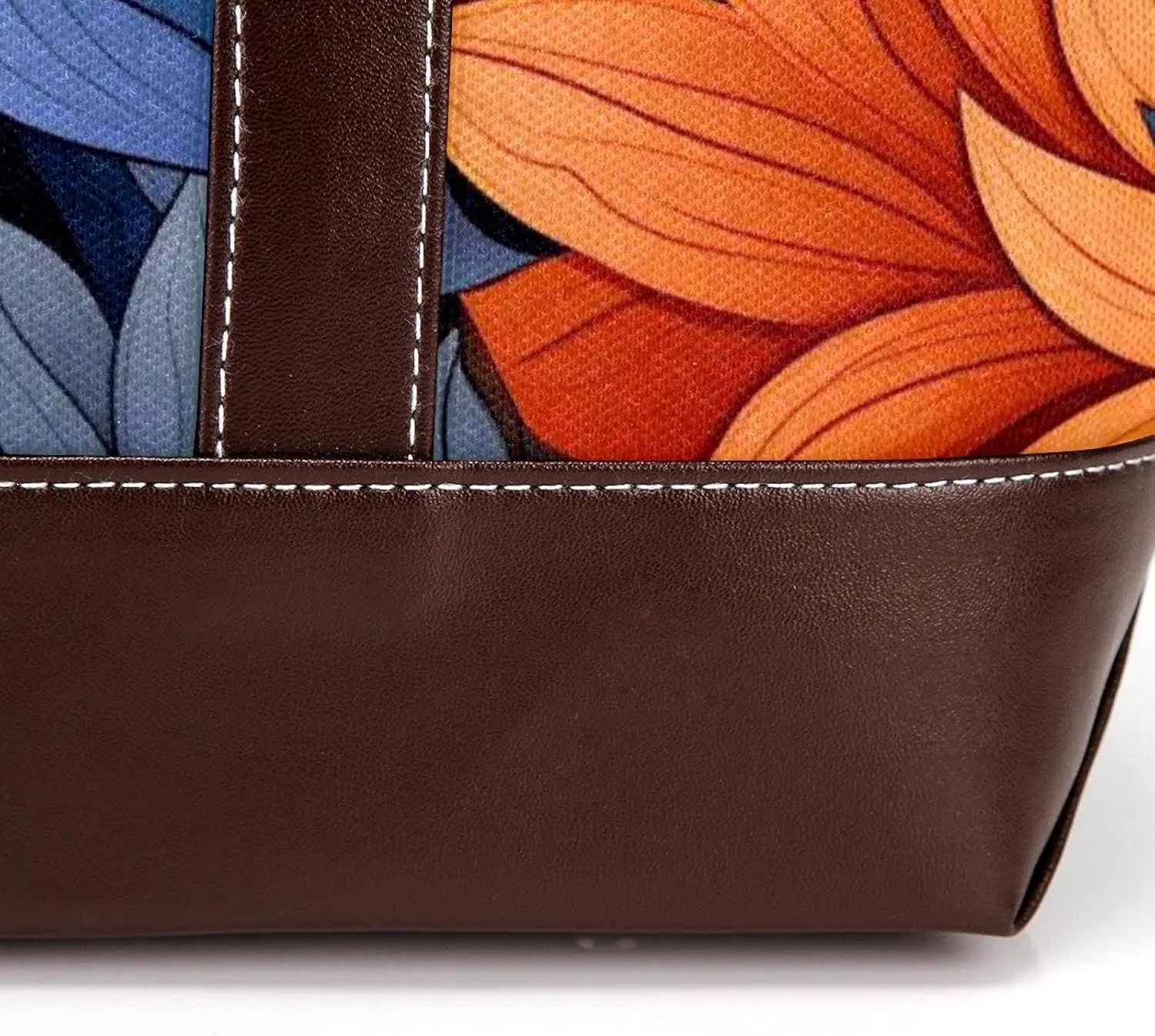 Colorful Petal Flowers-1002 Shoulder Purses for Women Large Soft Washed Leather Purses and Durable Handbags