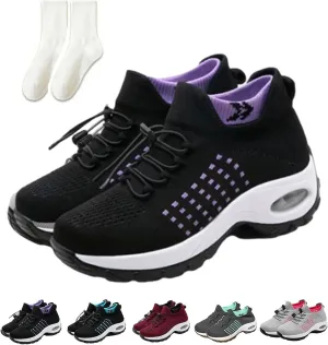 Comfort Wear Orthowear Shoes for Women, Comfortwear Ortho Shoes for Women Plantar Fasciitis, Ortho Stretch Cushion Shoes Air Cushion Slip-On Walking Womens