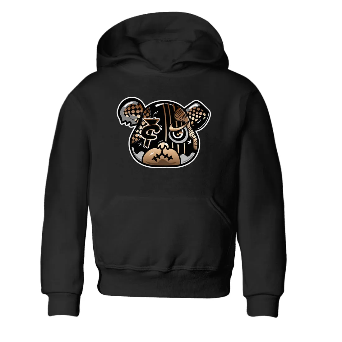 Copper Air Kids Foamposite Sneaker Smart-enabled Foamposite One - Cloud-based Bear Metallic Tees SNRT