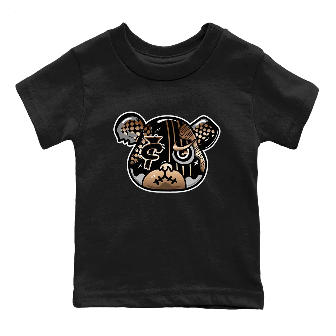 Copper Air Kids Foamposite Sneaker Smart-enabled Foamposite One - Cloud-based Bear Metallic Tees SNRT